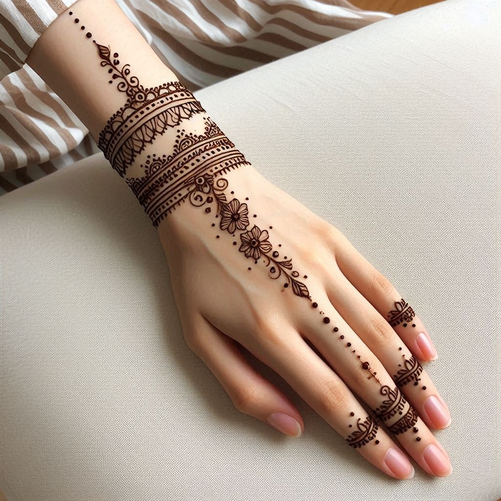 Bracelet mehndi design