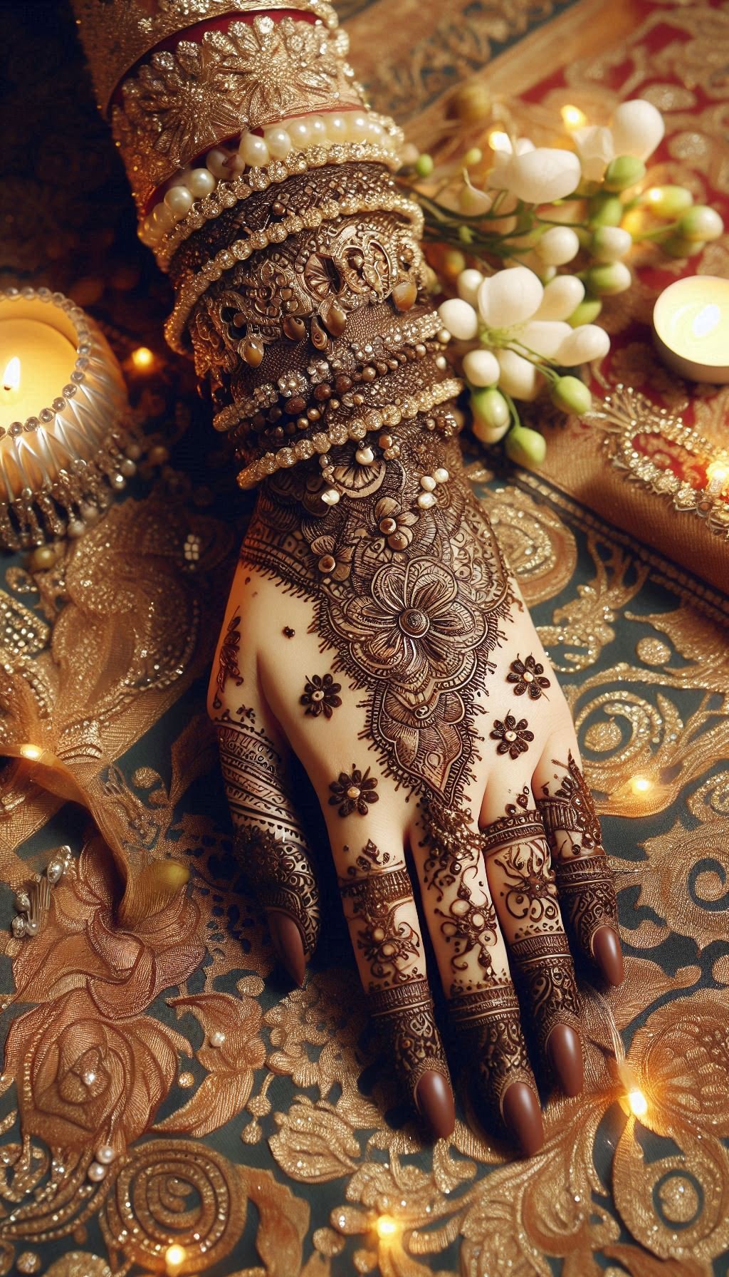 bridal mehendi design