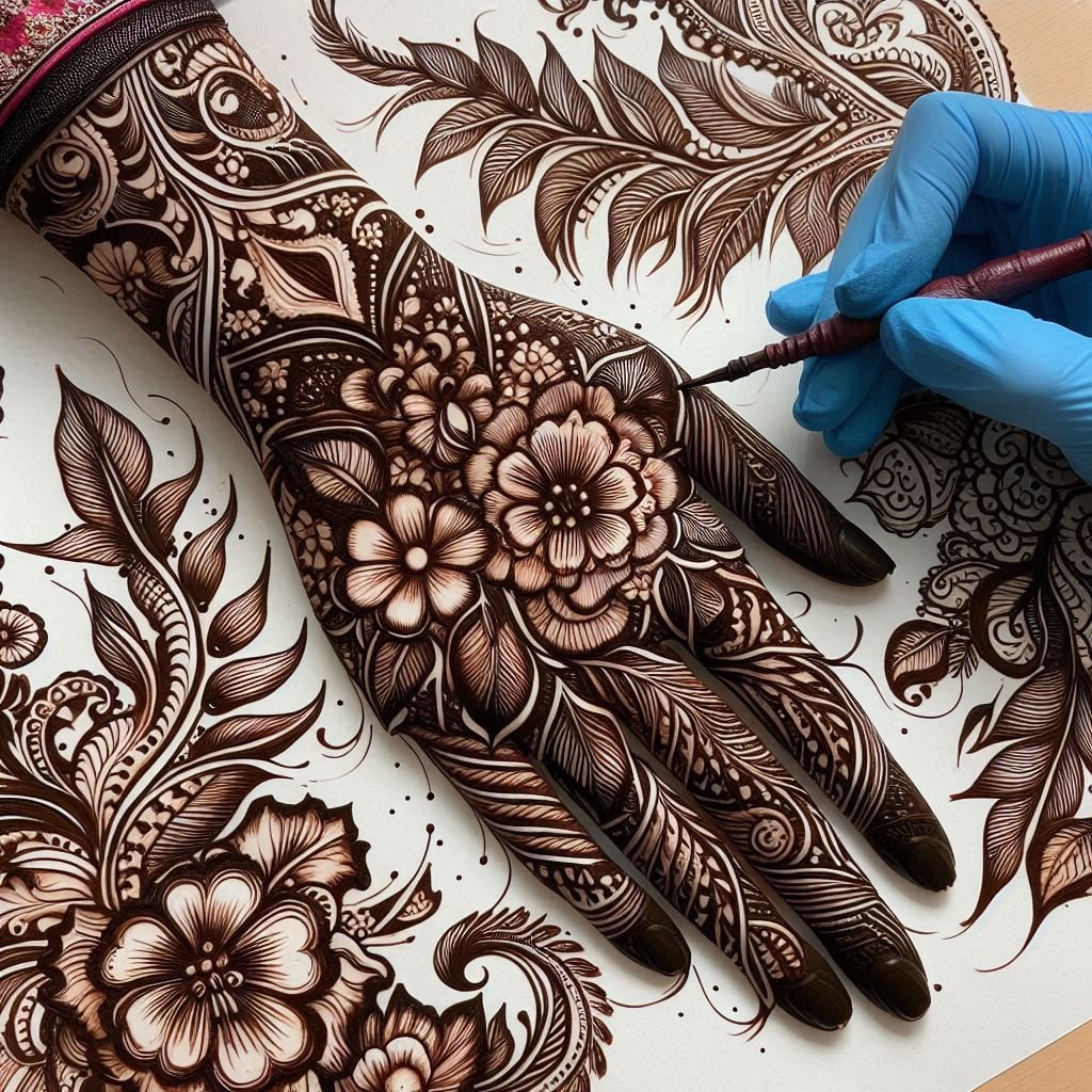 Arabic Mehendi Art