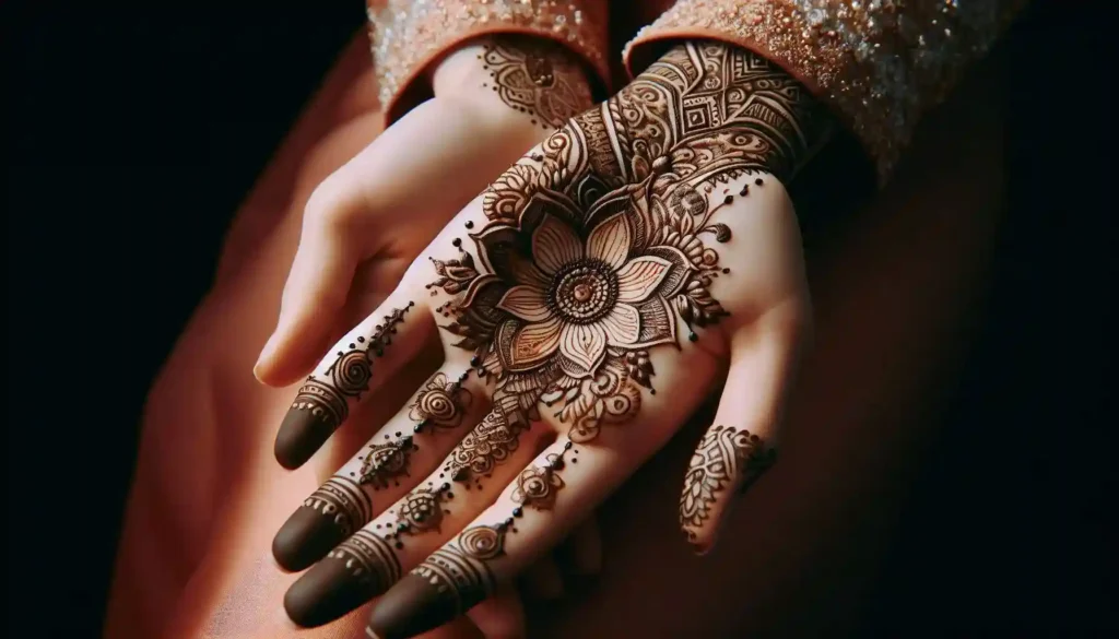 Arabic mehndi design