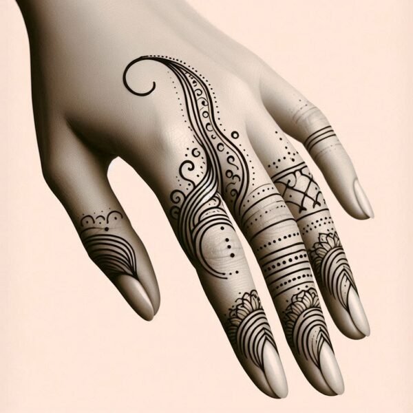 Sample Finger Design Top 10 Simple Finger Mehndi Designs for Beginners - Mehendi Bazar