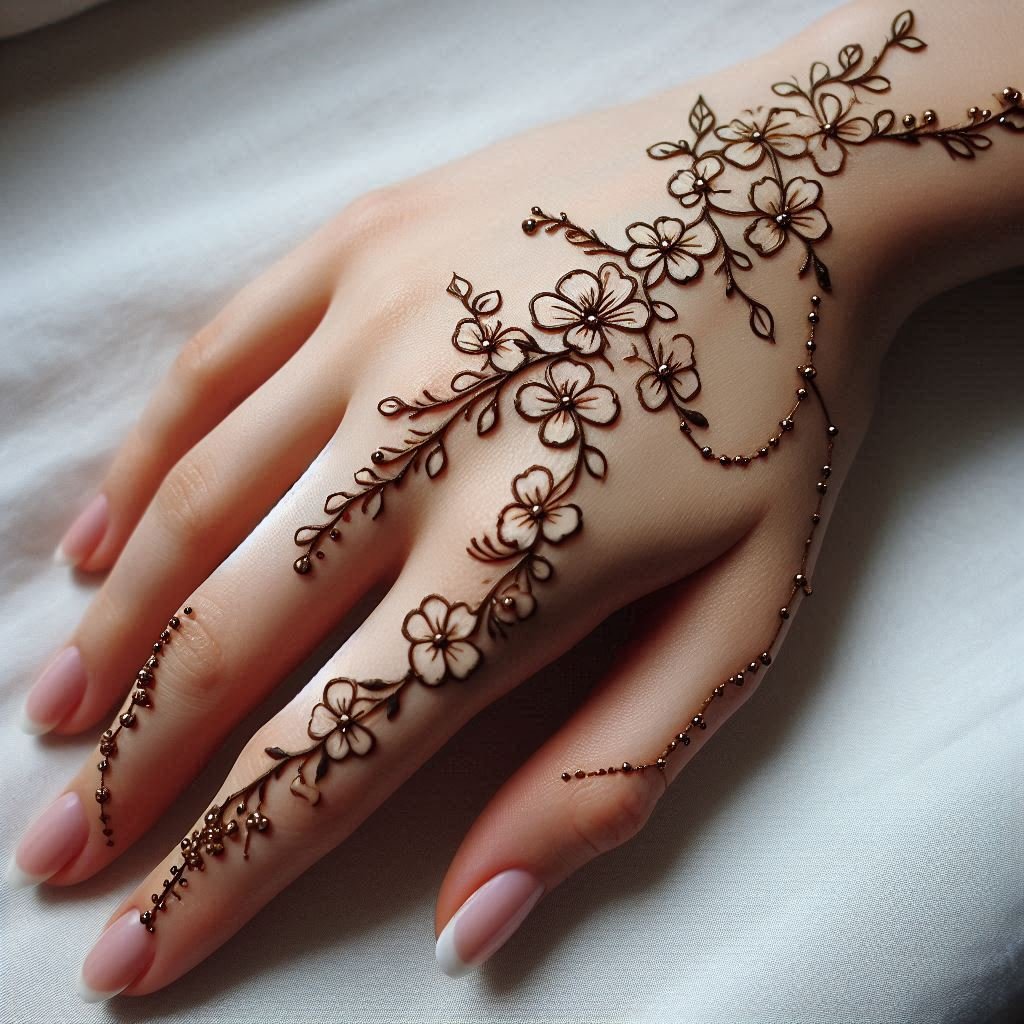 minimalist mehendi designs