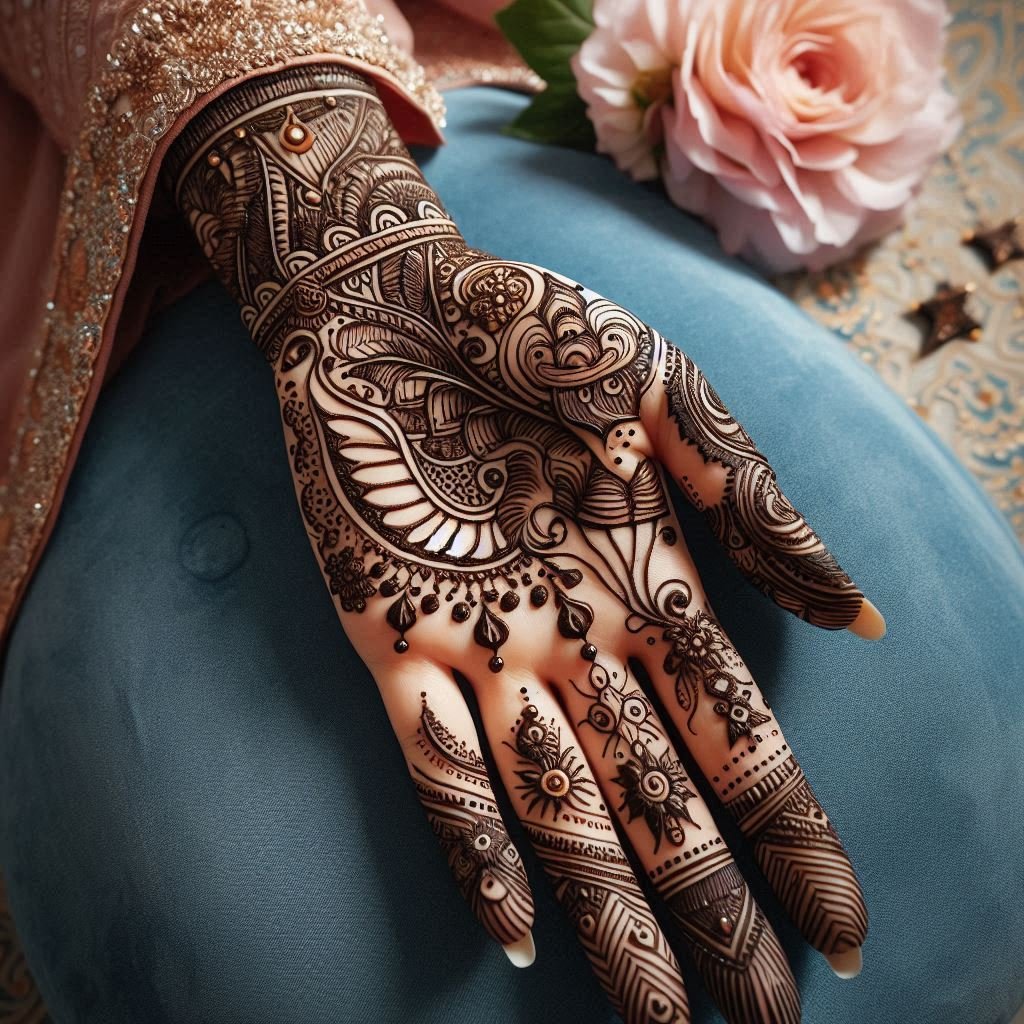 Arabic mehndi design