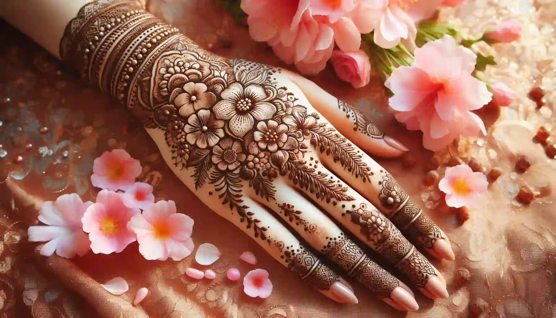 Arabic mehndi design