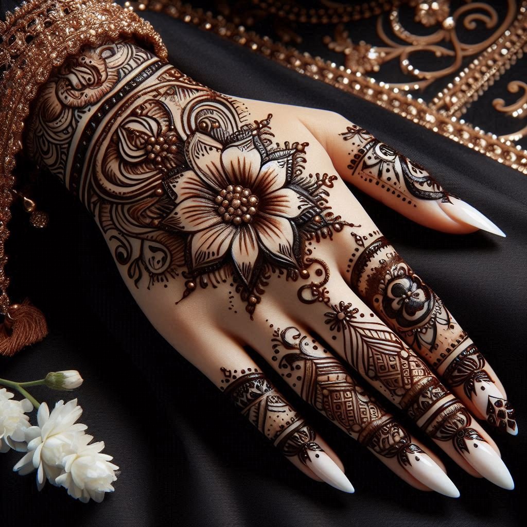 Arabic mehndi design