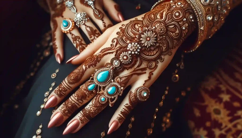 Arabic mehndi design