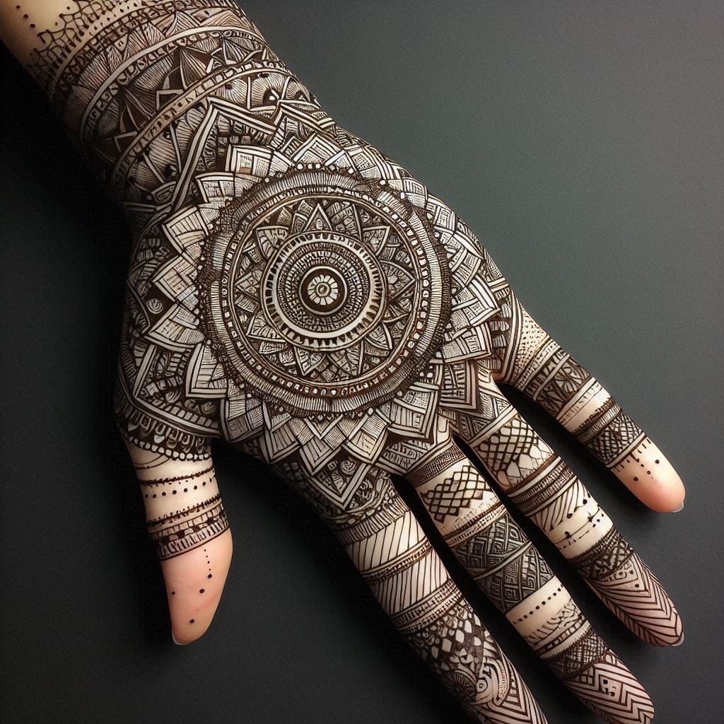 Mehndi Design Back Hand