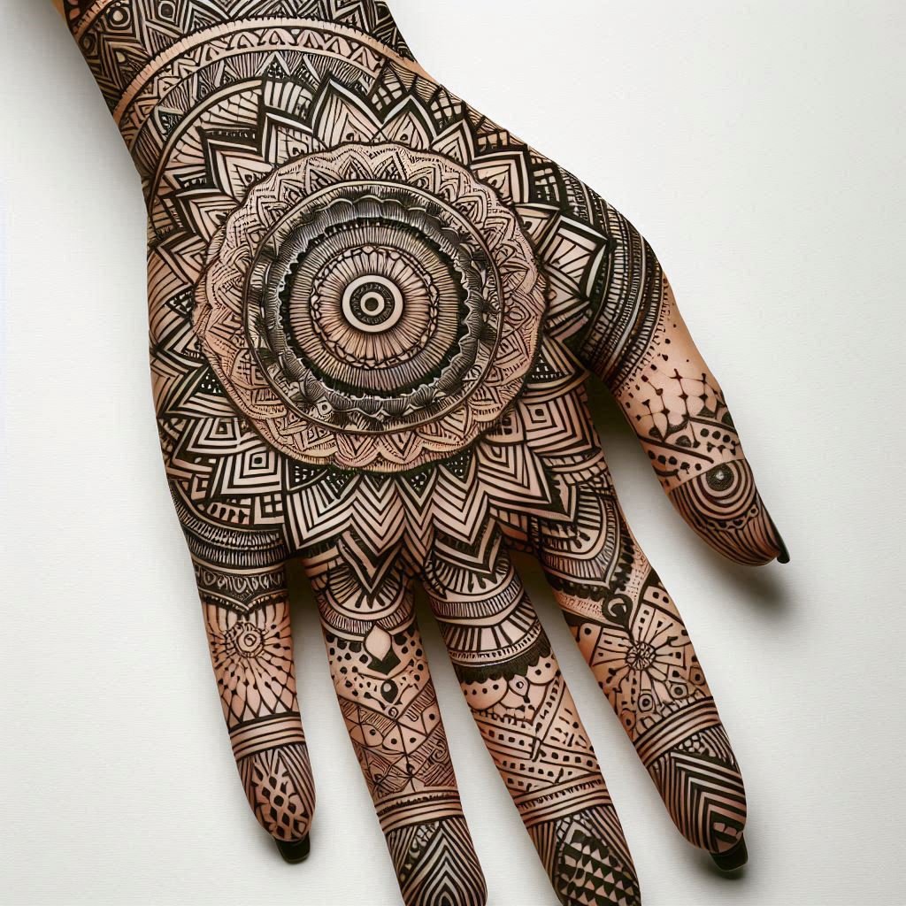 Mehndi Design Back Hand