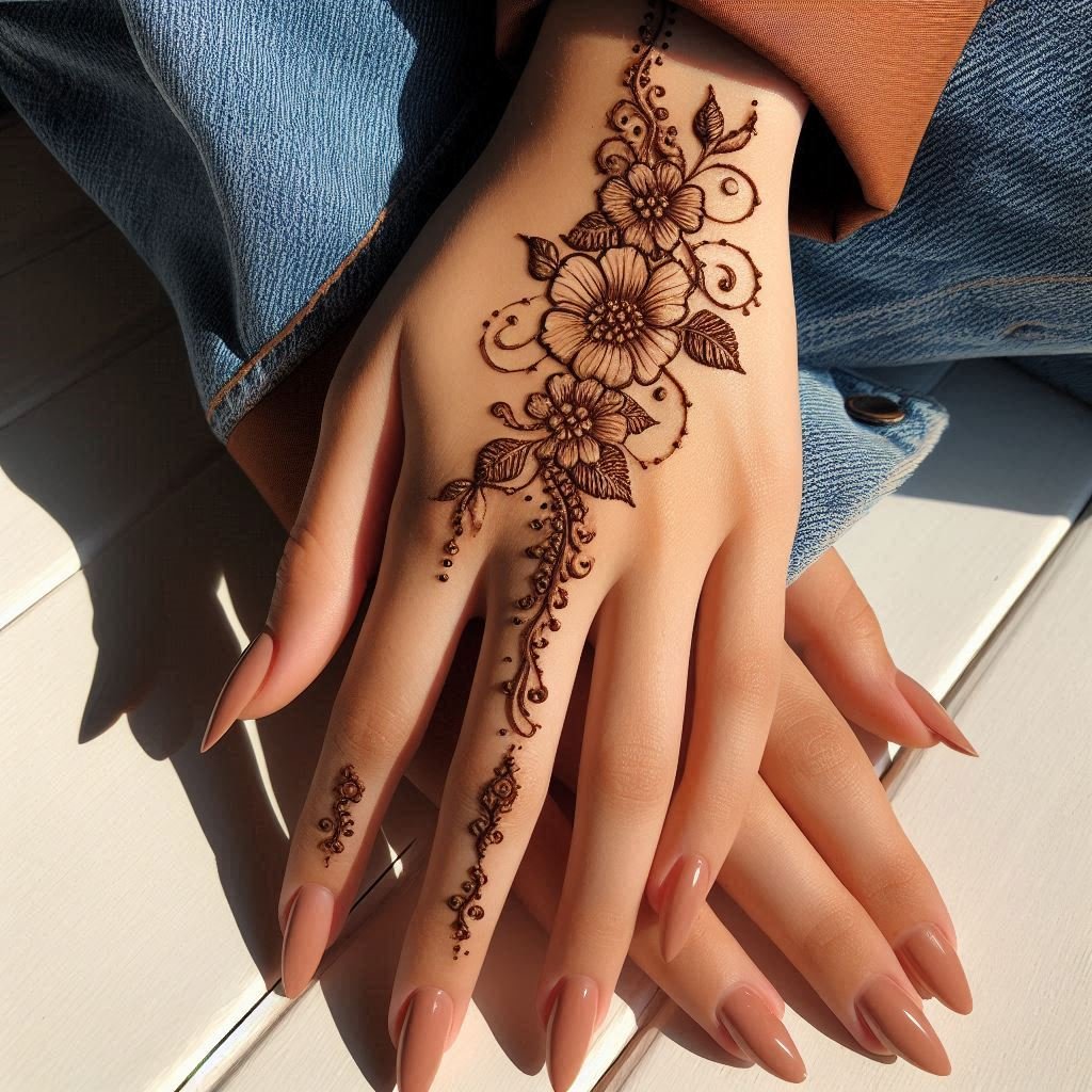 Mehndi Design Easy and Beautiful