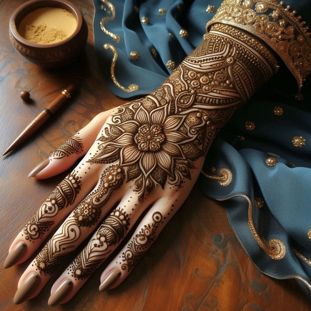 Arabic mehndi design