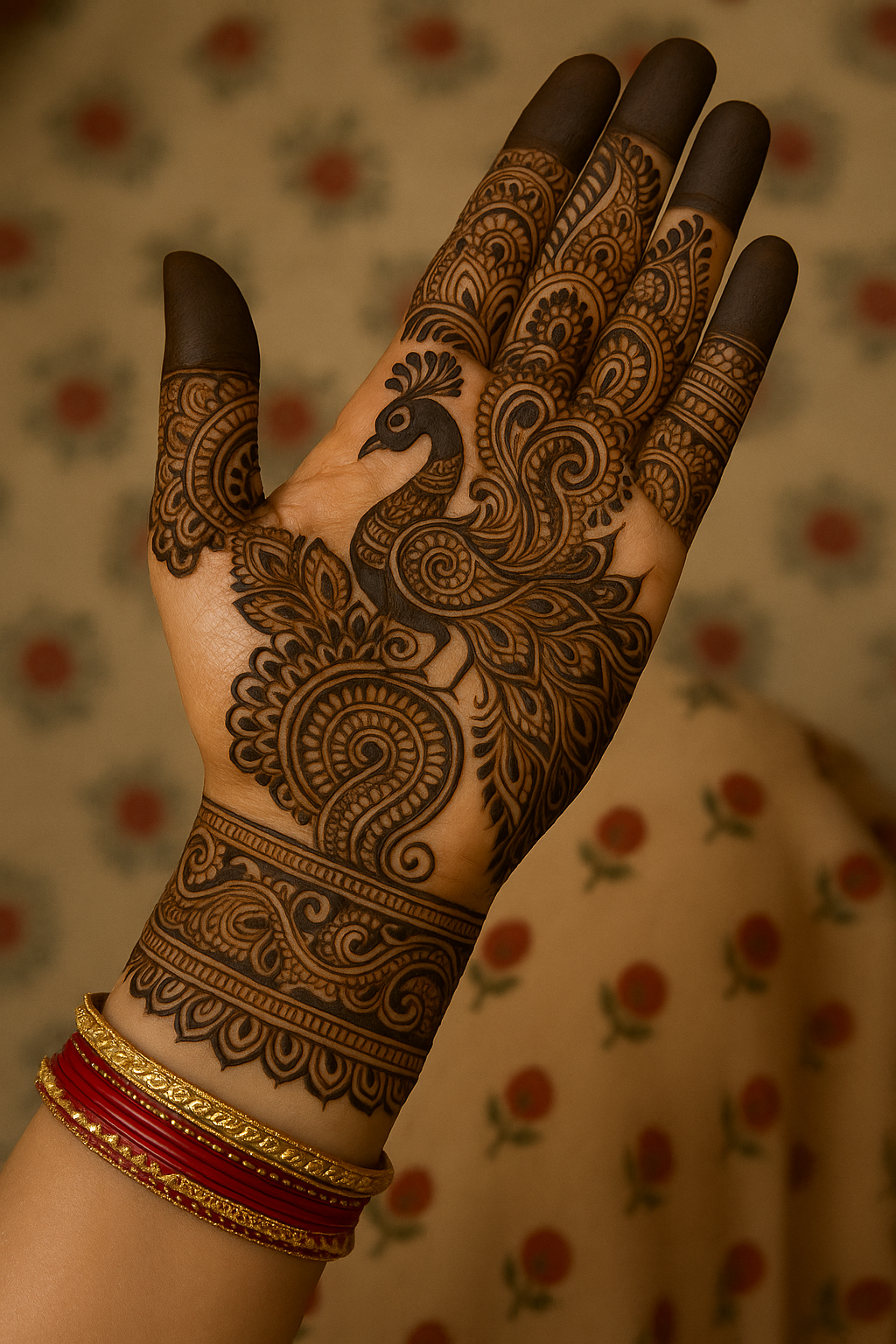 karwa chauth mehndi design 2025