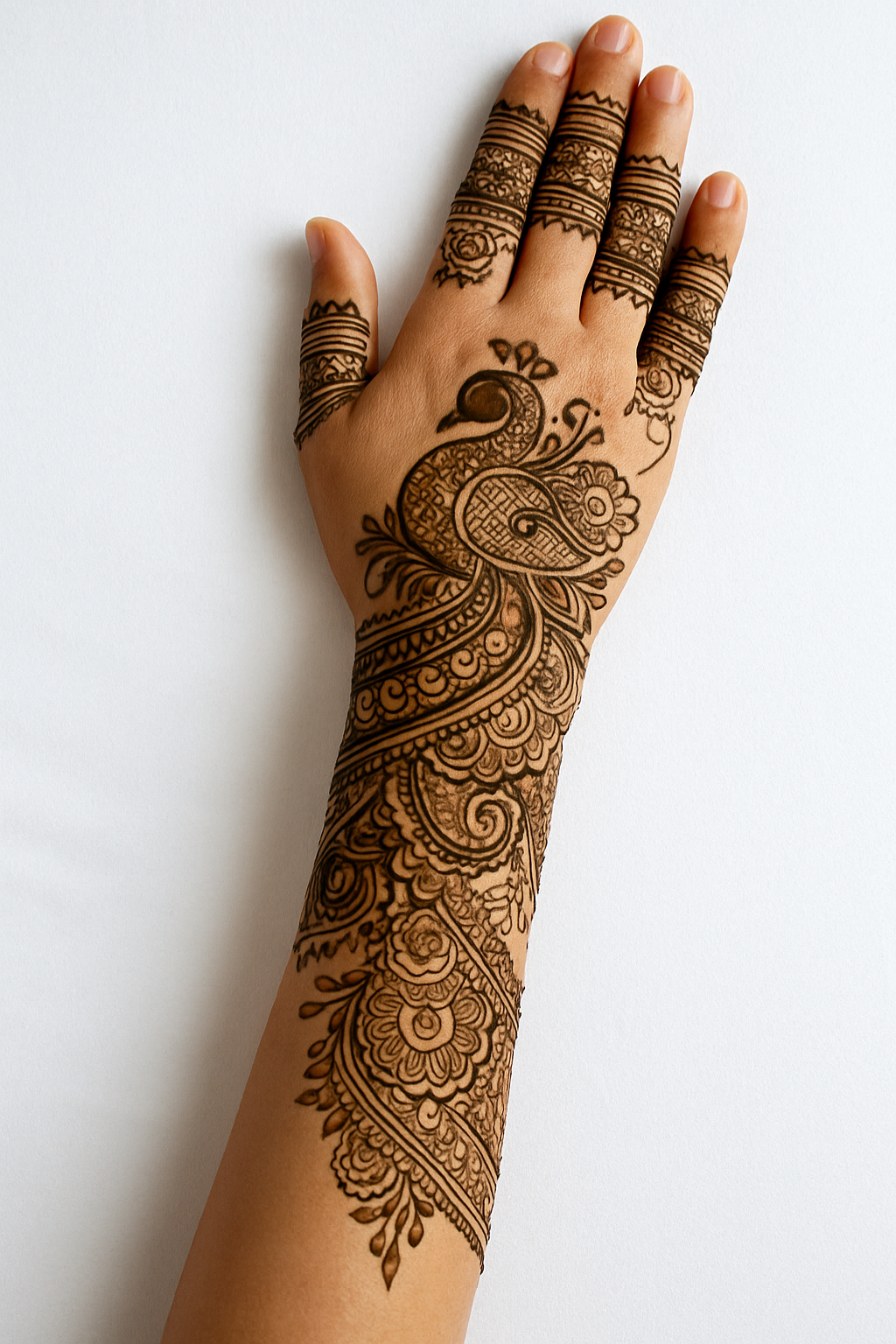 karwa chauth mehndi design 2025