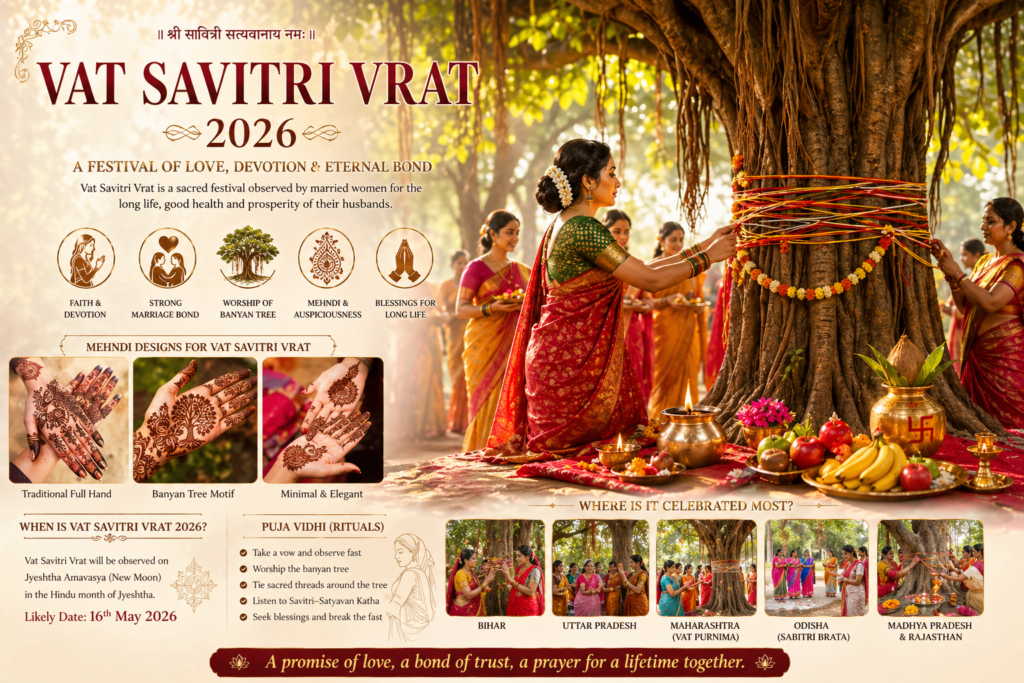 Vat Savitri Vrat 2026: Best images with mehndi design trends