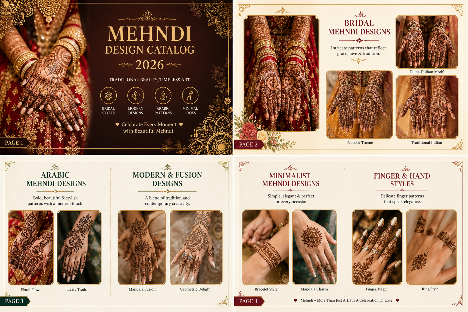 Front Hand Mehndi Design