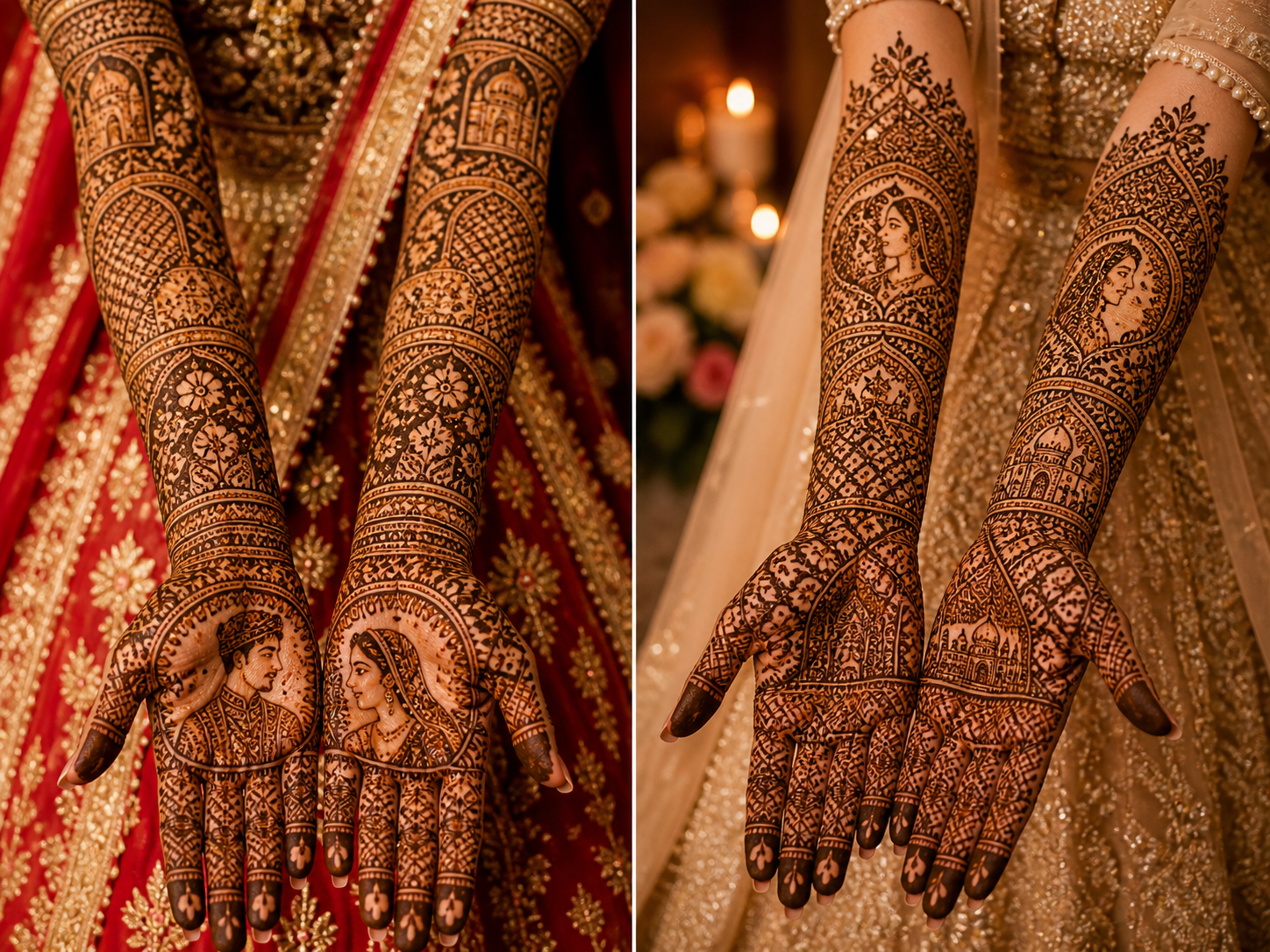 front hand mehndi design