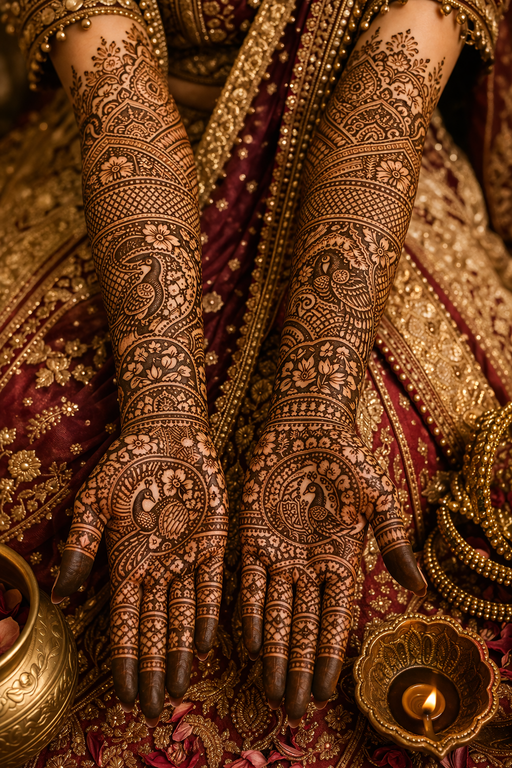 Full Hand Mehndi Design