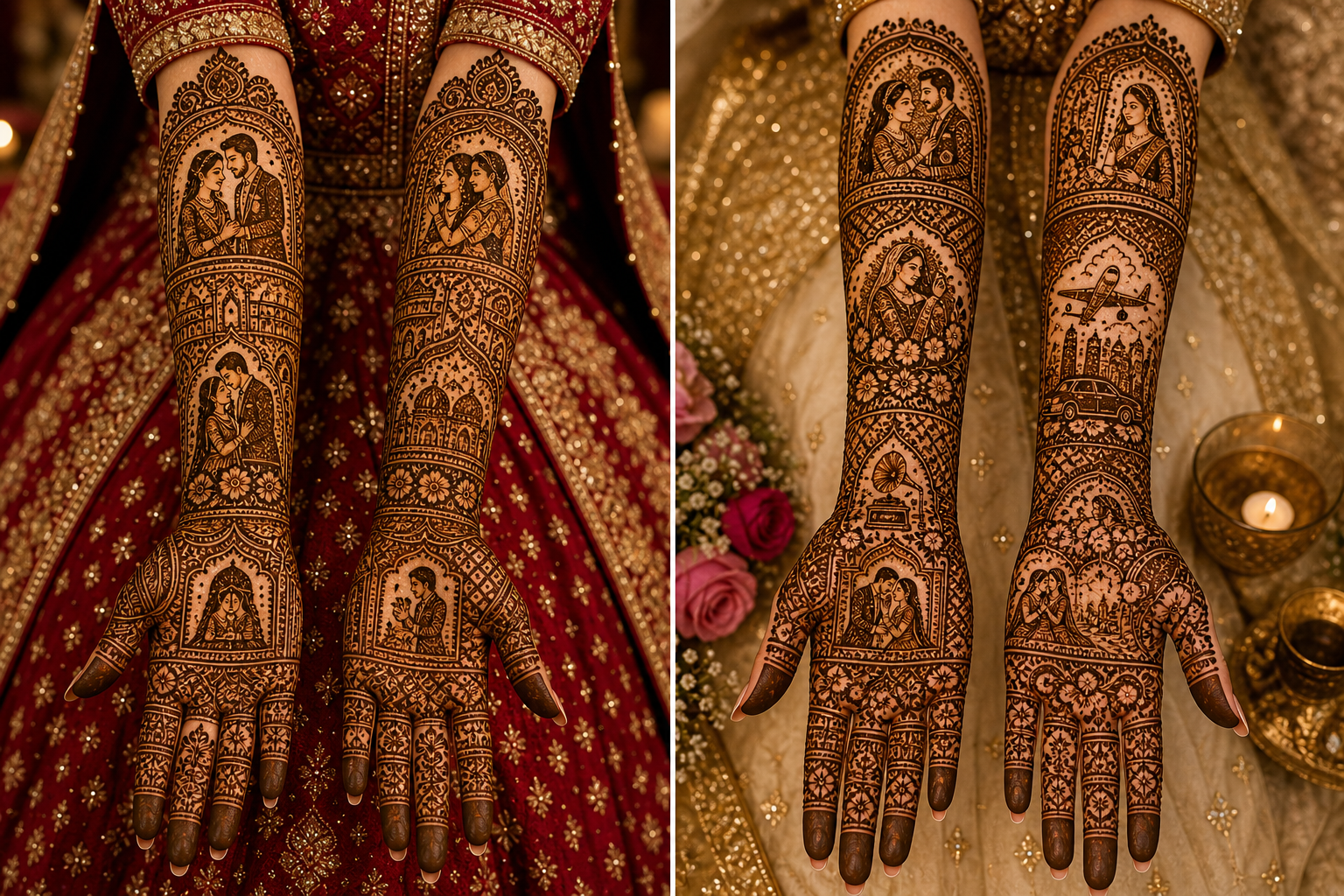 full hand mehndi design