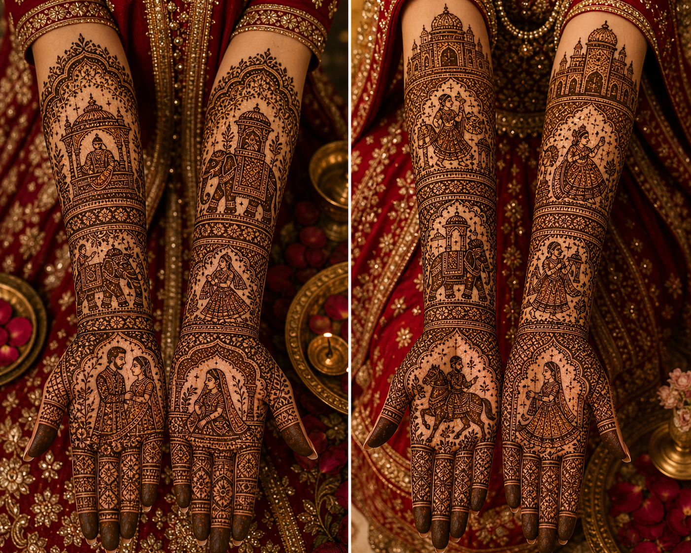 full hand mehndi design