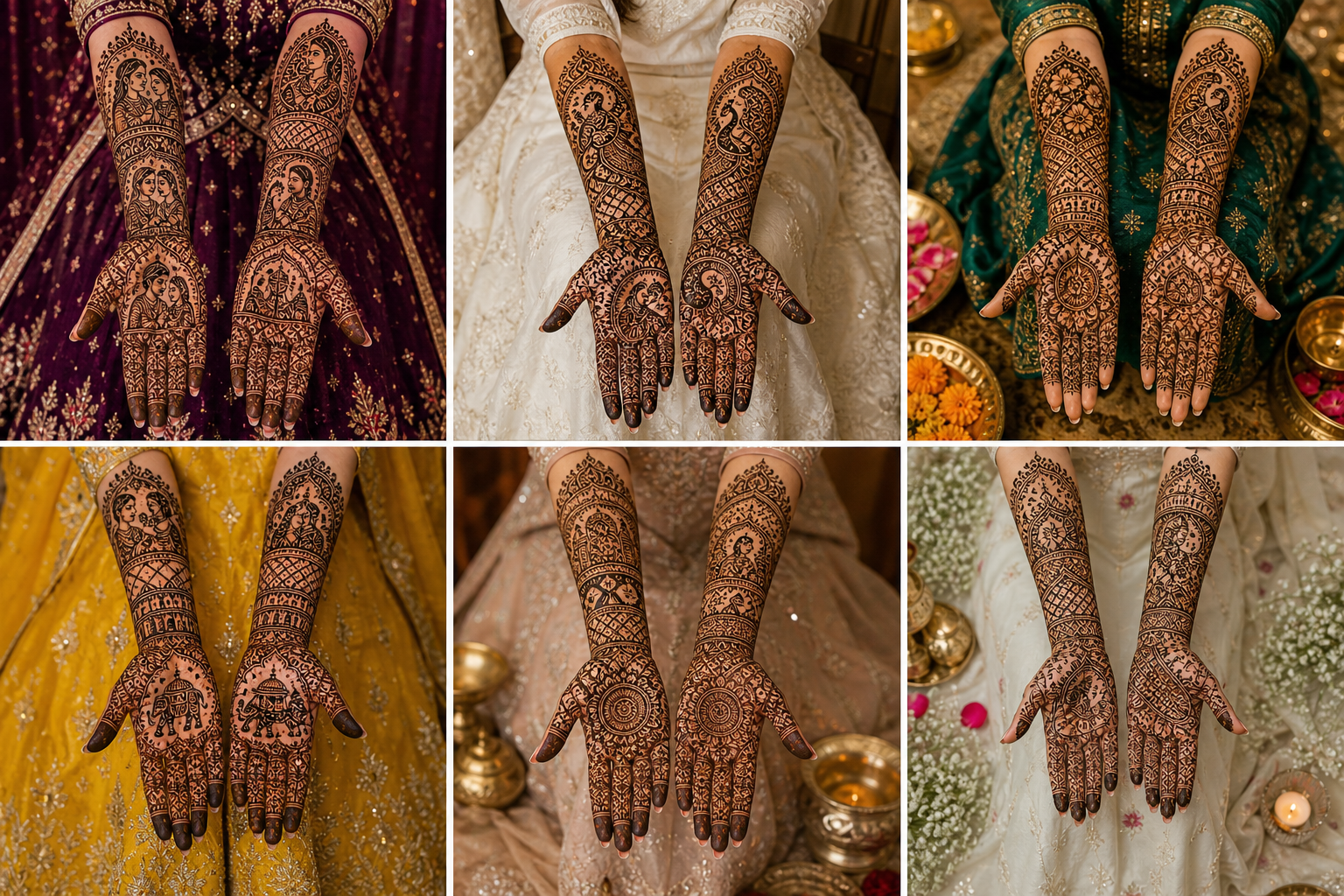 full hand mehndi design