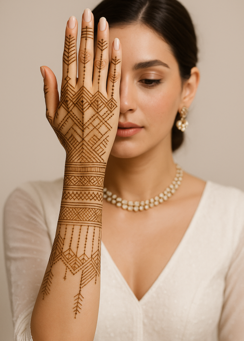 full hand mehndi design